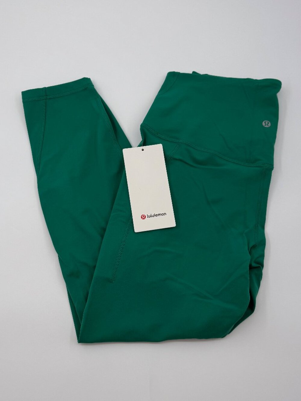 NWT Lululemon Align HR Pant 25" Pockets Womens 8 Green Yoga Leggings Athleisure